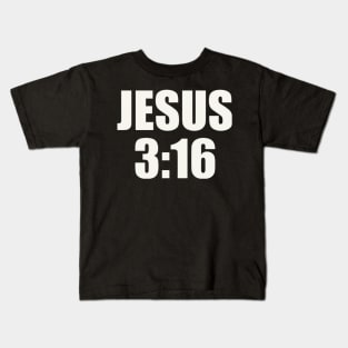 Jesus 3:16 Kids T-Shirt